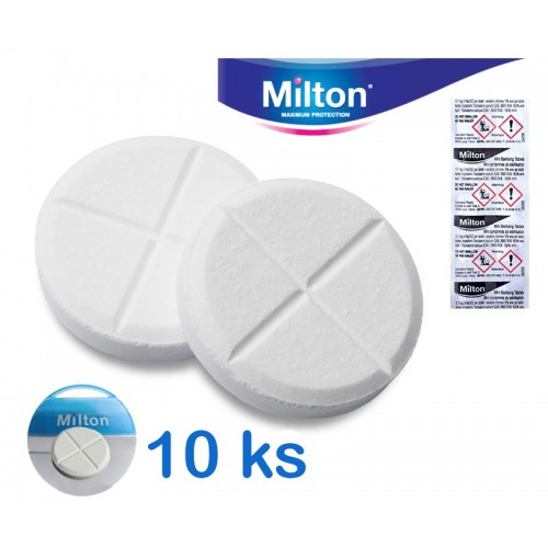 Milton dezinfekční, sterilizační tablety mini 10ks