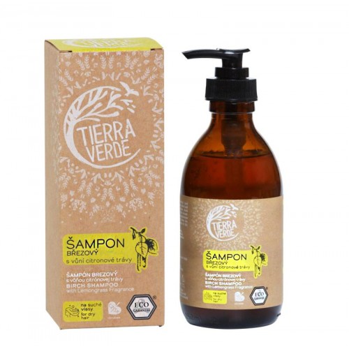 Březový šampon s vůní citronové trávy 230 ml
