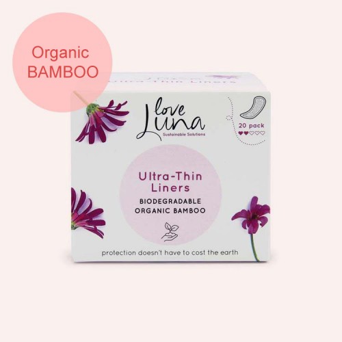 Love Luna  z organického bambusu Ultra thin menstruační vložky 20ks
