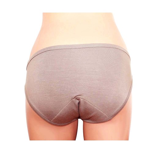 České menstruační kalhotky bambus denní krémové