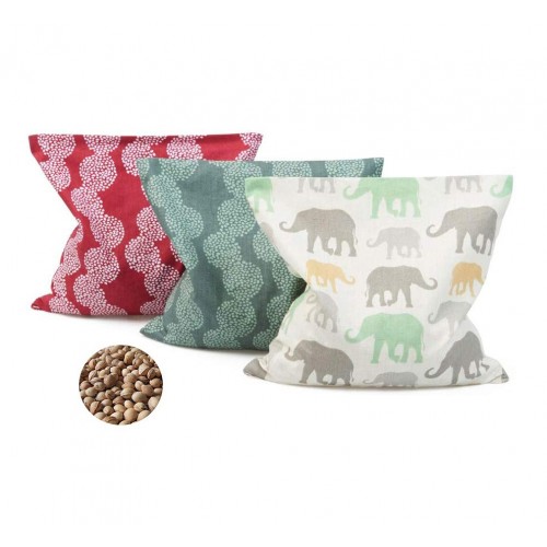 ‎GRÜNSPECHT nahřívací/chladící polštářek z třešňových pecek 19x19 cm