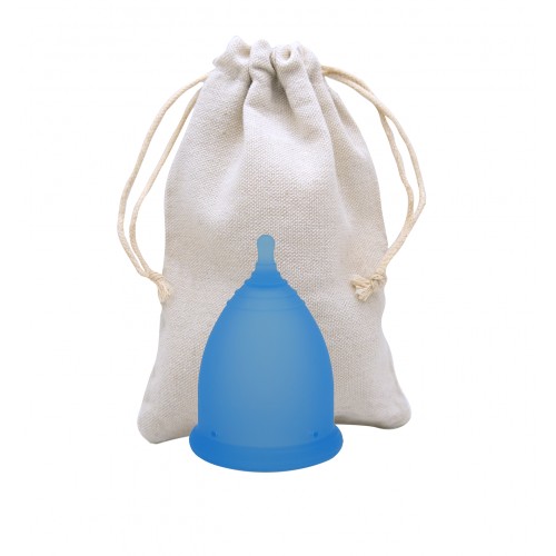LilCup Joy MINI menstruační kalíšek modrý