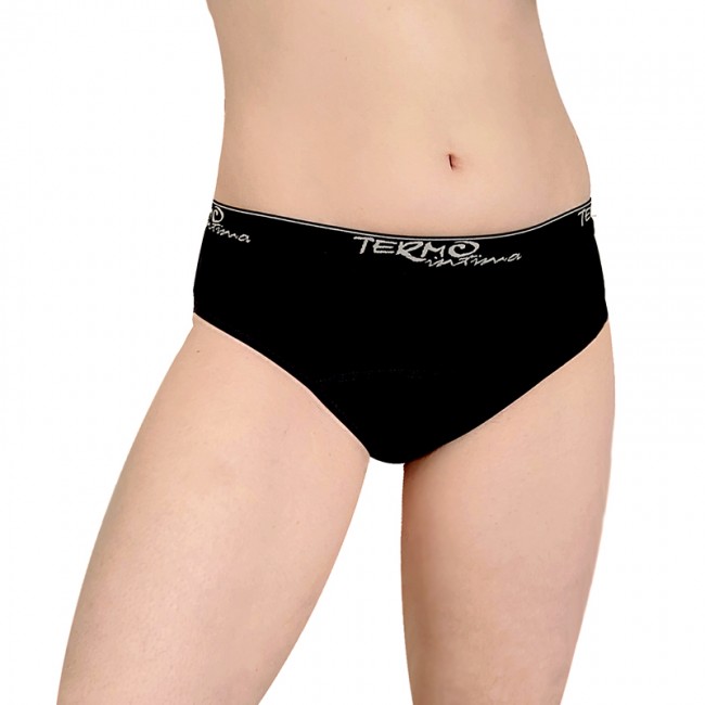 Menstruační kalhotky Classic s gumou černé