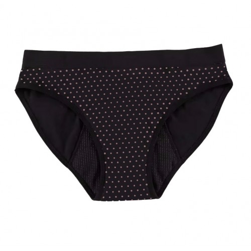 Dívčí menstruační kalhotky Mena by Moio puntíky černé